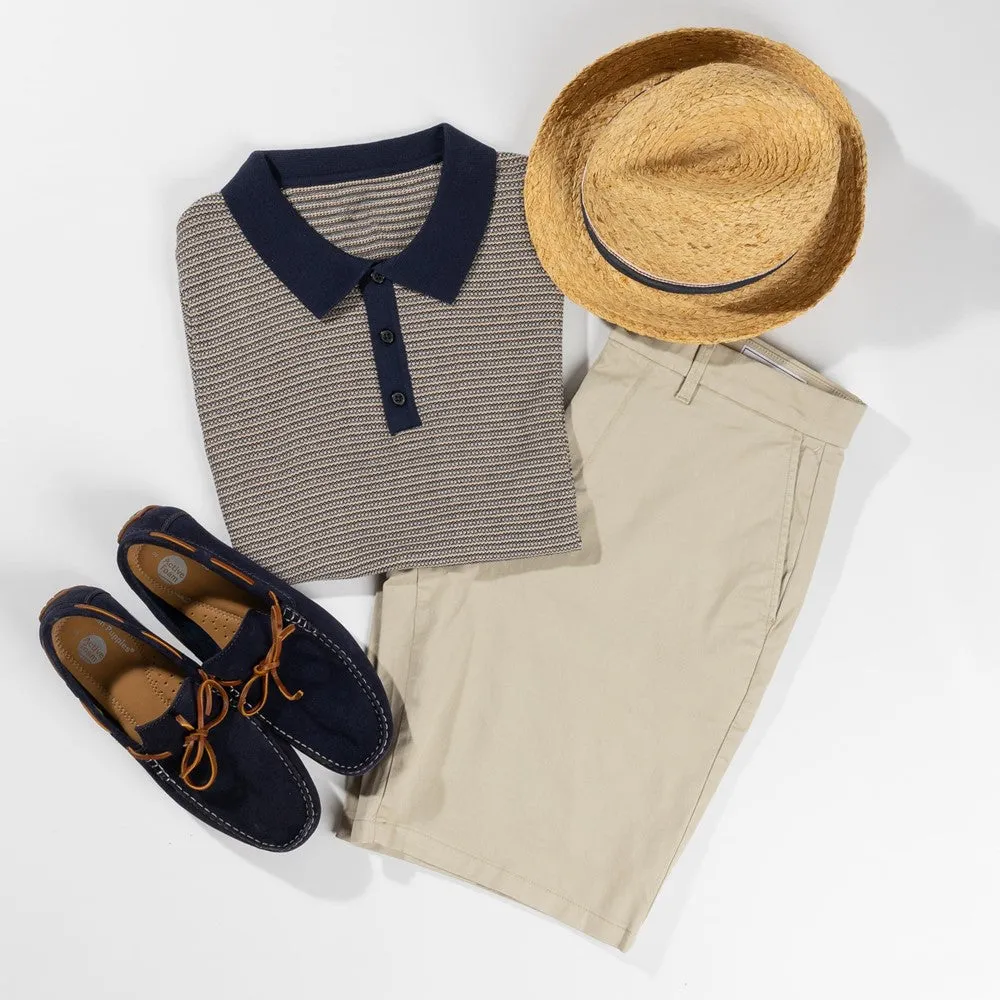 Non-Slip Outsole Fresh Lane Navy Reuben Boat Shoes