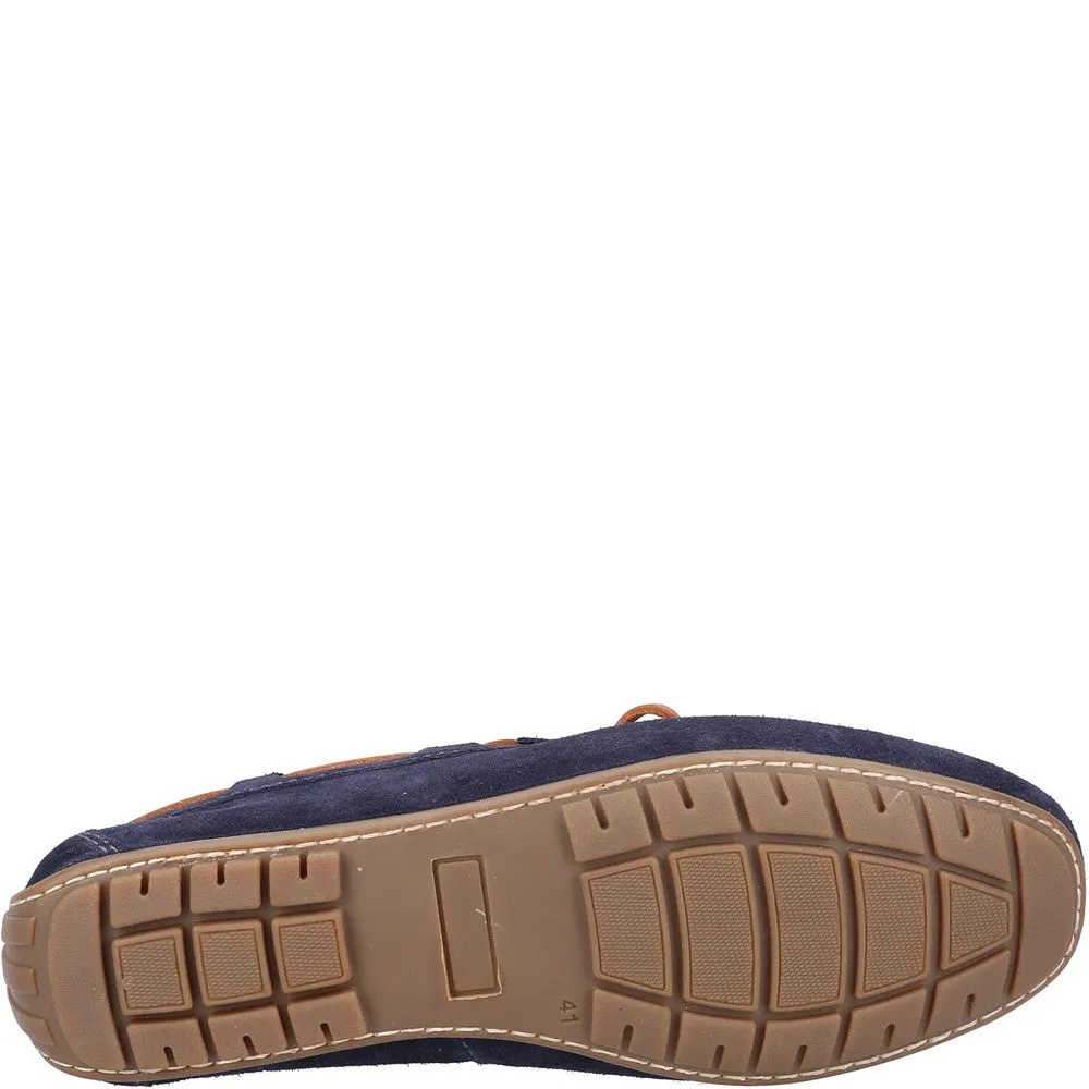 Navy Reuben Boat Shoes Foam Insole Trend Motion