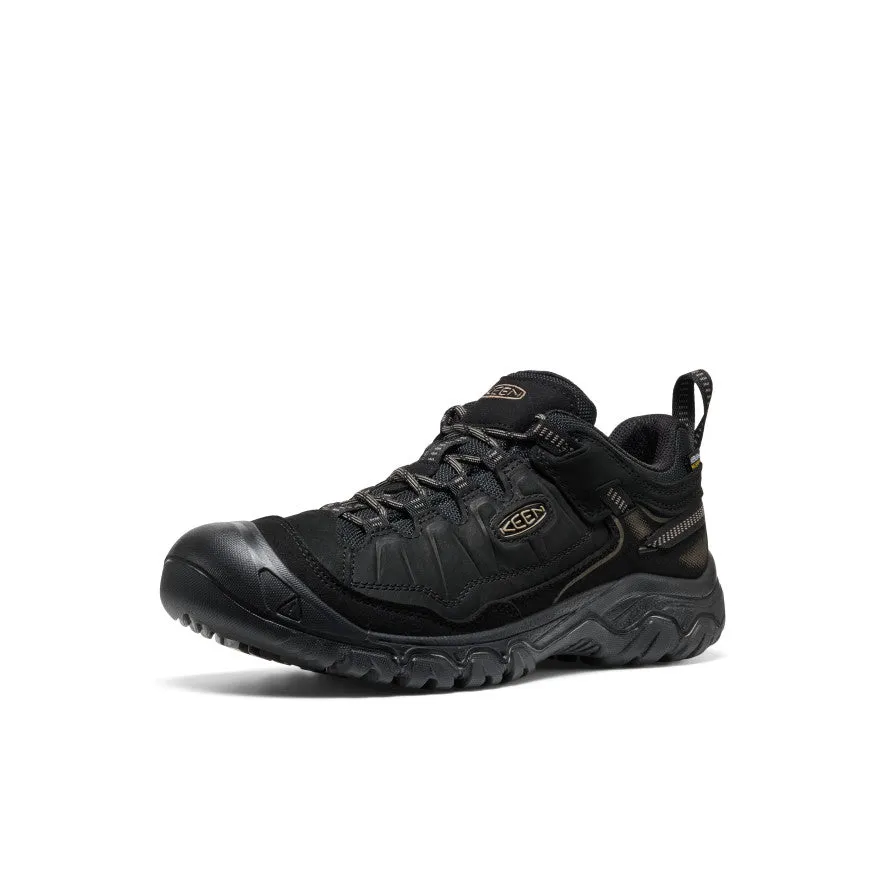 Men's Targhee IV Waterproof Hiking Shoe  |  Triple Black Balanced Fit
