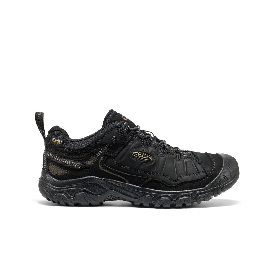 Shock Control Men's Targhee IV Waterproof Hiking Shoe  |  Triple Black