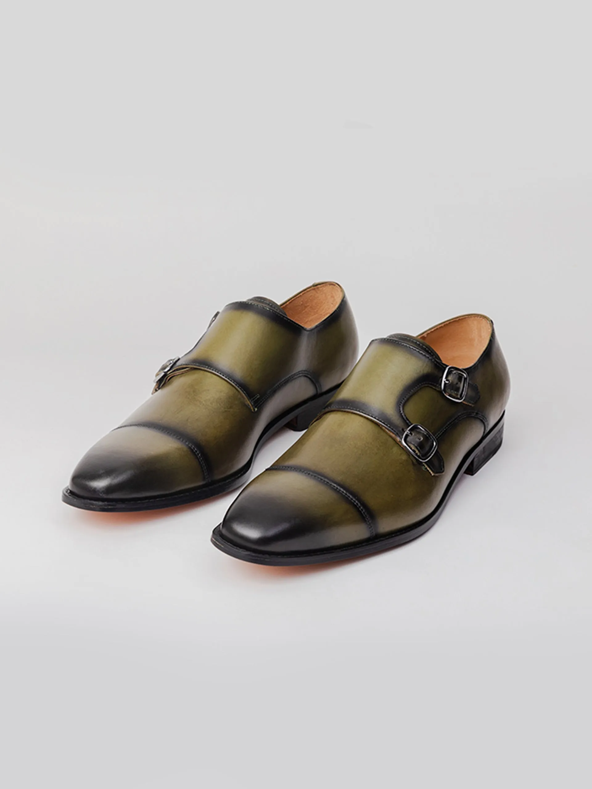 Shubhan Double Monk - Olive Patina Light Walk Day To