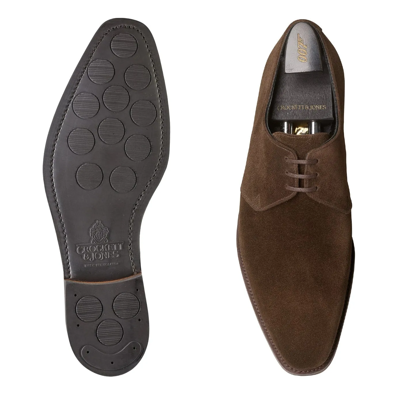 Highbury 2 Dark Brown Calf Suede Padded collar Fast Move