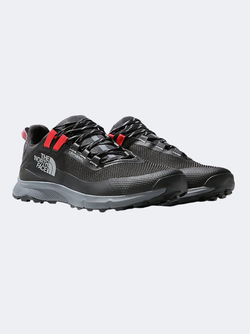 The North Face Cragstone Waterproof Men Hiking Espadrilles Black/Grey All Season Boots Hill Ground