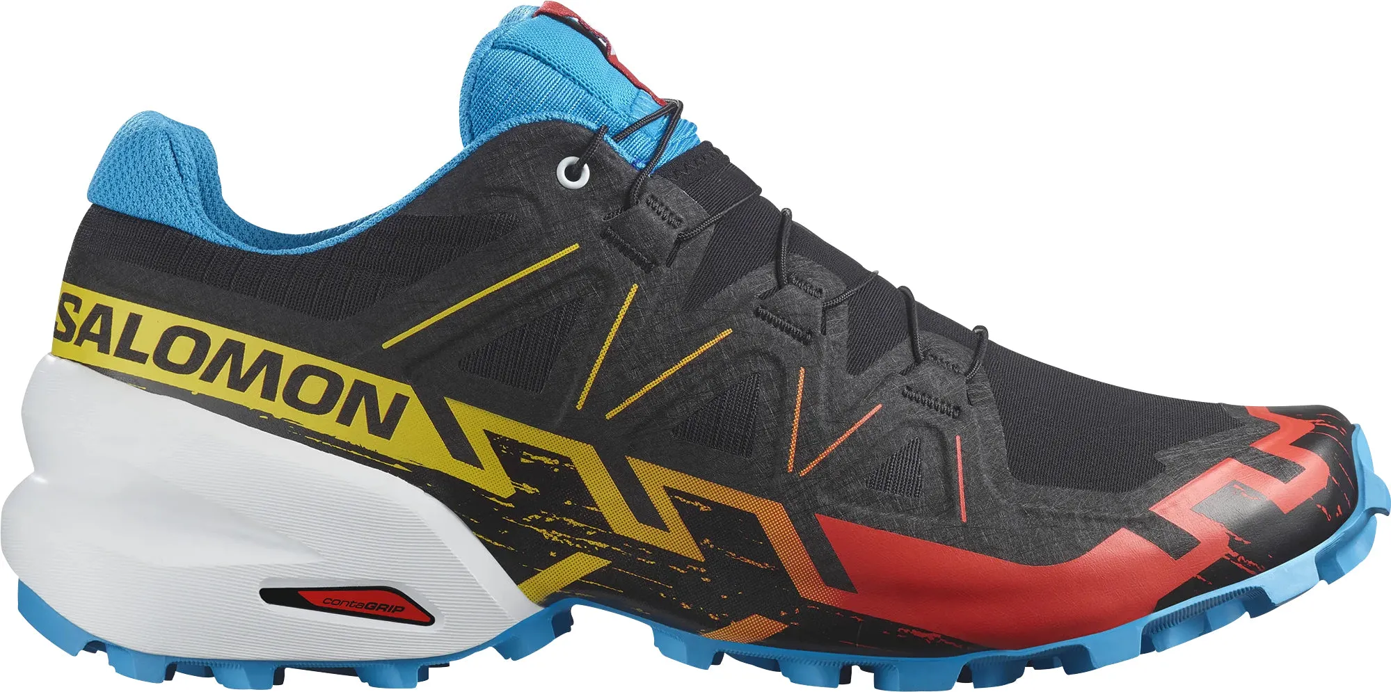 Inner Cushion Salomon Speedcross 6 Mens Trail Running Shoes - Black