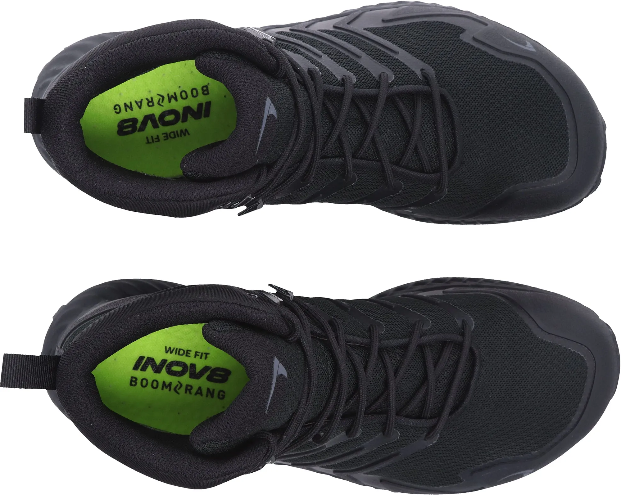 Inov8 Roclite Mid GORE-TEX WIDE FIT Mens Walking Boots - Black Padded collar Heavy Impact Cushioning