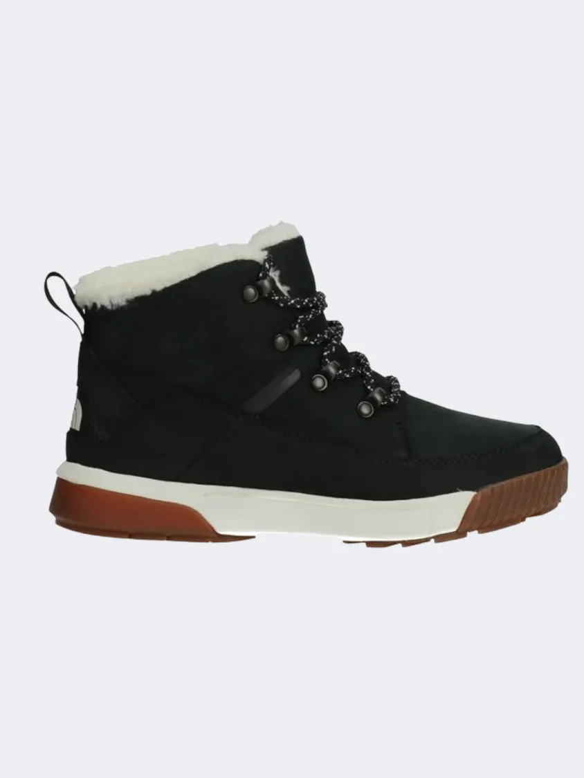 The North Face Sierra Lace Waterproof Women Lifestyle Shoes Black/Gardenia White Landscape Hiking Backpacking Trip