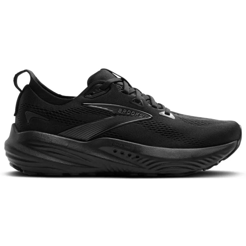 running on an outdoor track shoes Toe box space Brooks Glycerin 22 2E WIDE Mens Running Shoes