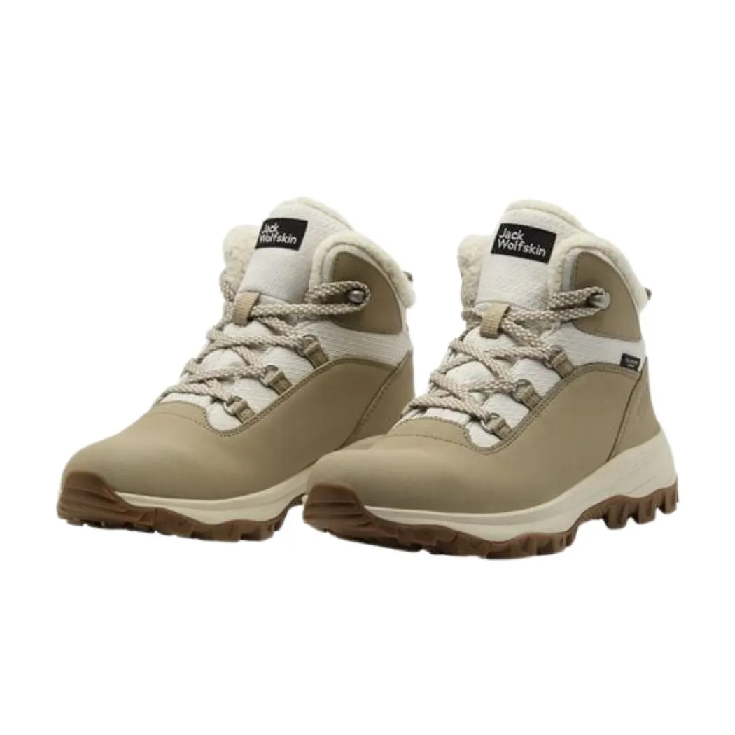 jack wolfskin Everquest Texapore Mid Women's Waterproof Winter Shoes Planet Mood Sport Active