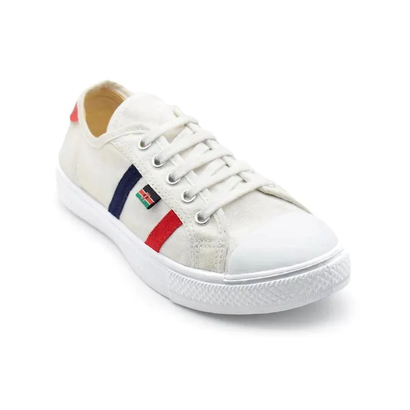 Easy Step Anti microbial Universe Canvas Shoes - White (37-46)