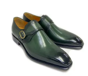 Perforated Detail Handcrafted Style: 2348-2202-Green