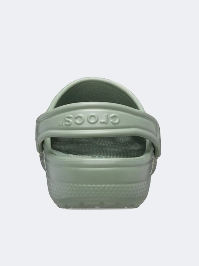 Crocs Classic Clog Kids-Unisex Lifestyle Slippers Moss Dual Tone