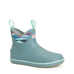 6 in Printed Ankle Deck Boot (Women's) Trail Ready Quick Step Comfort