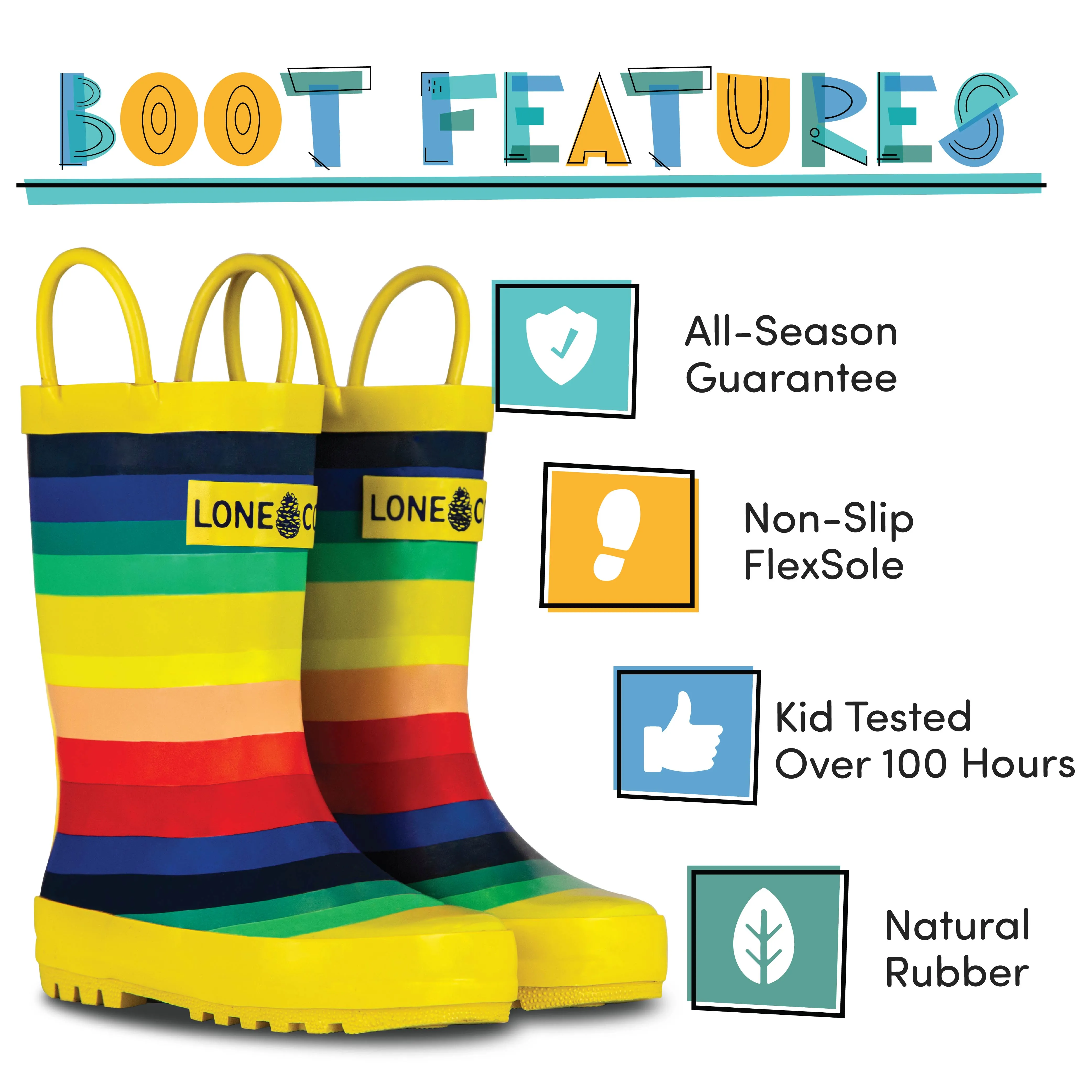 Outdoor Ready Footwear Chasing Rainbows Rain Boot