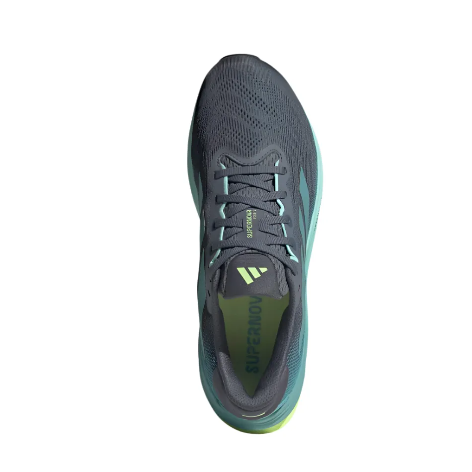Adidas Men's Supernova Rise 2 Running Shoes in Onix/Minton/Hireye AW25 Flexible Midsole Comfort footbed