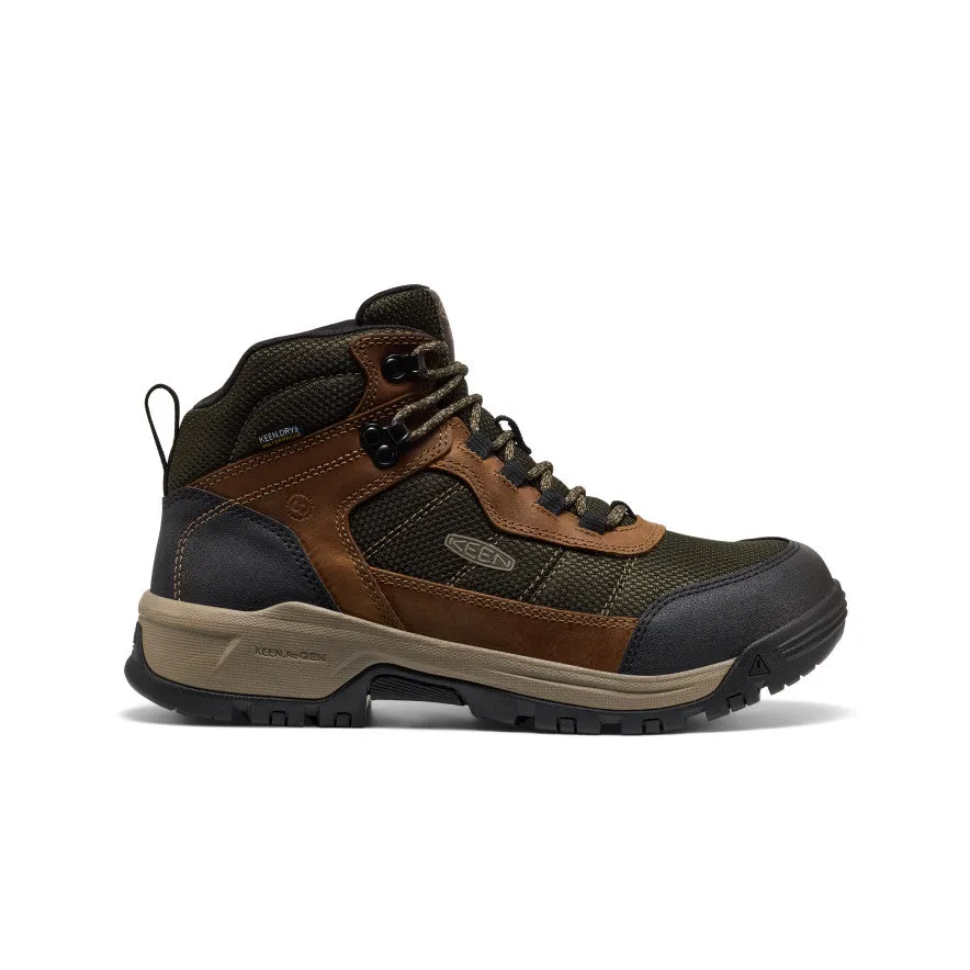 Men's Skokie Waterproof Work Boot (Soft Toe)  |  Forest Night/Black Training Ready Foam Comfort