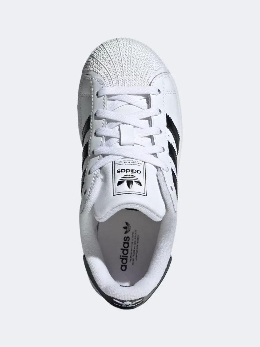 Comfortable fit Dad Style Adidas Superstar Ii Ps Original Shoes White/Core Black