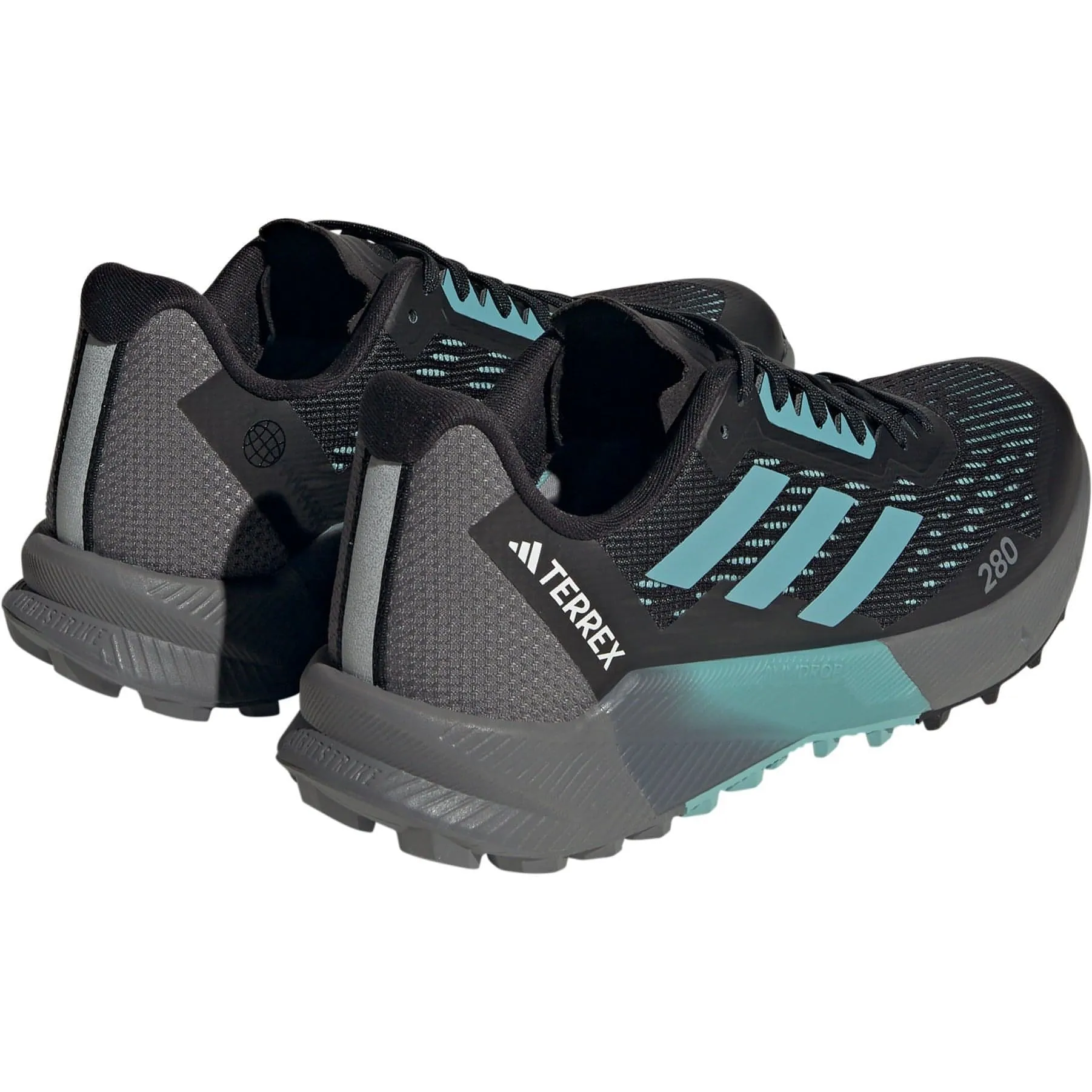 Jump Friendly Urban Activity adidas Terrex Agravic Flow 2.0 Womens Running Shoes - Black