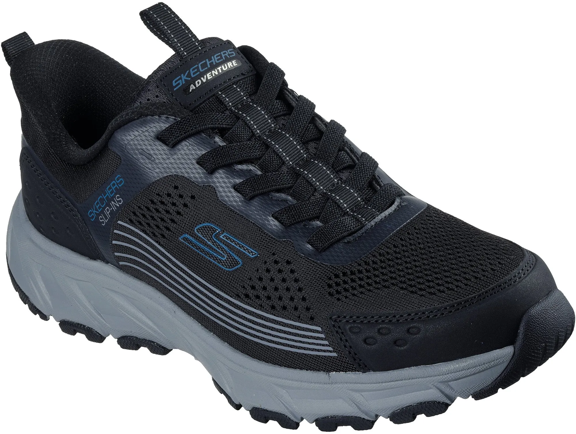No Slip Foot Flex Skechers Hillcrest 2.0 Mens Walking Shoes - Black