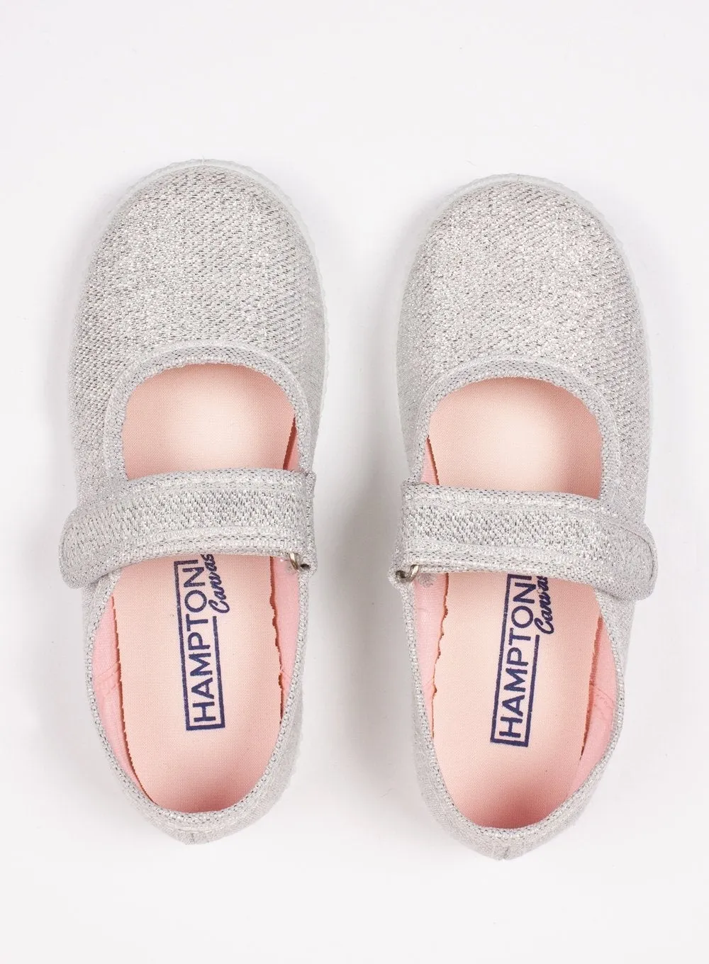 Hampton Canvas Martha Shoes in Silver City Step