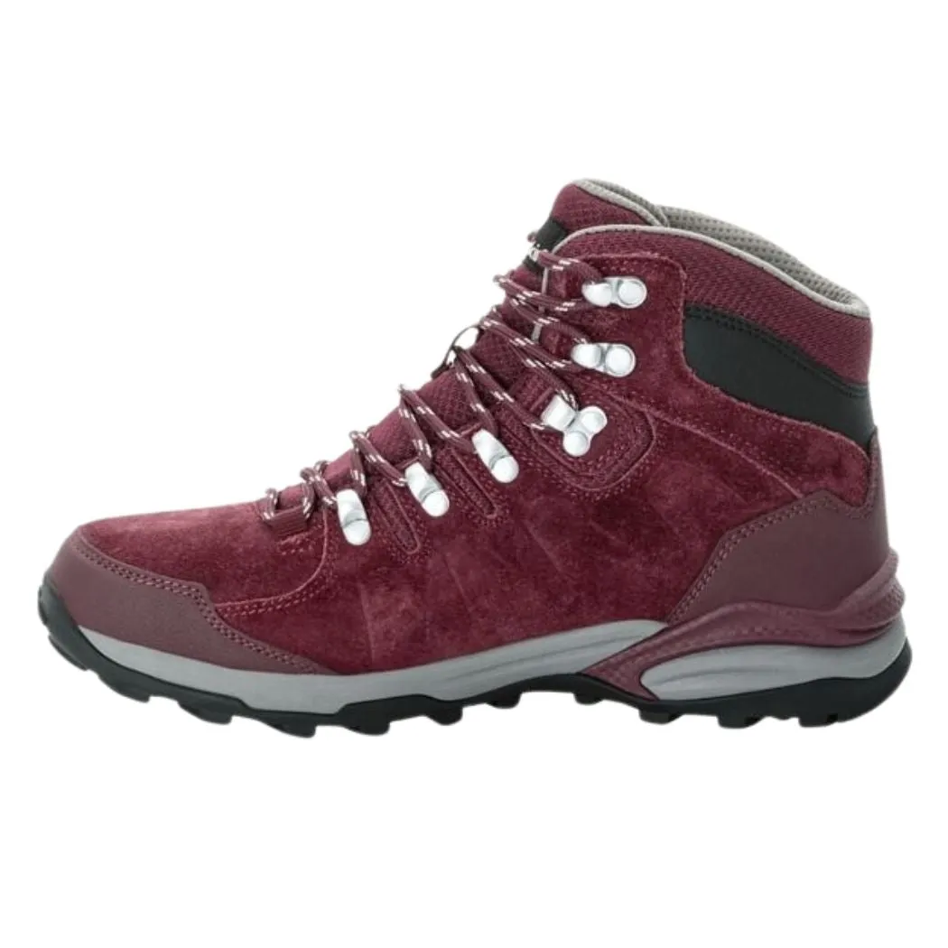 jack wolfskin Refugio Mid Women's Waterproof Hiking Shoes Low Top Campus Cool