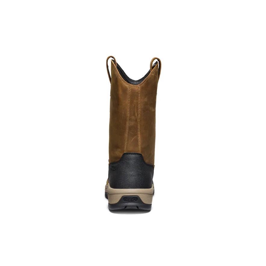 New In Men's Evanston Pull-On Waterproof Boot (Soft Toe)  |  Bison/Black