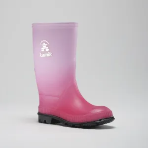 Stomp Print - Kids' Rain Boots Heavy duty wear