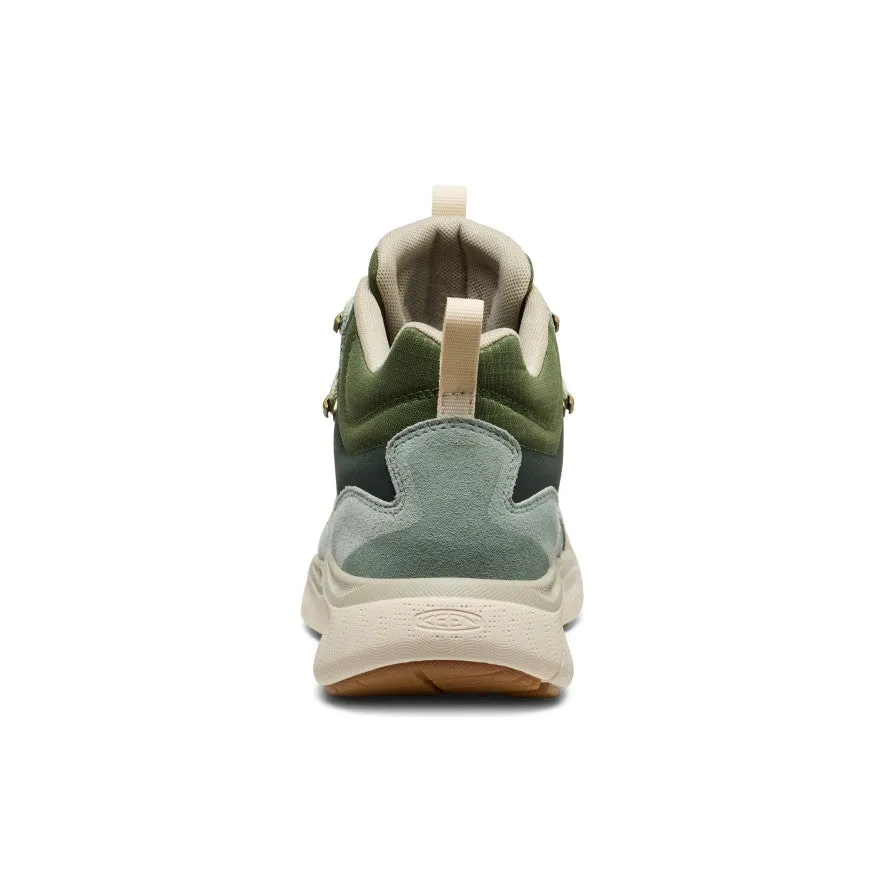 Petite Fit Classic Chic Women's Leiki Waterproof Leather Hiking Boot  |  Iceberg Green/Bronze Green