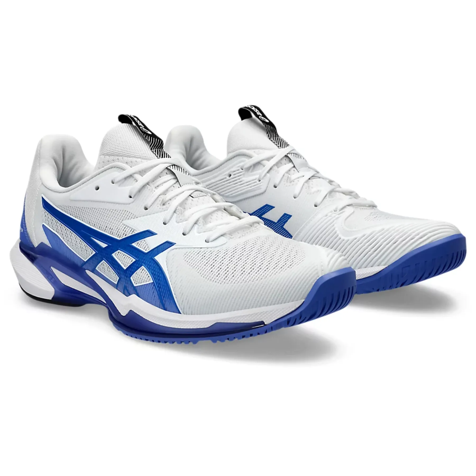 Asics Solution Speed FF 3 Men Tennis Shoes - White/Tuna Blue Cardio Training Responsive Feel