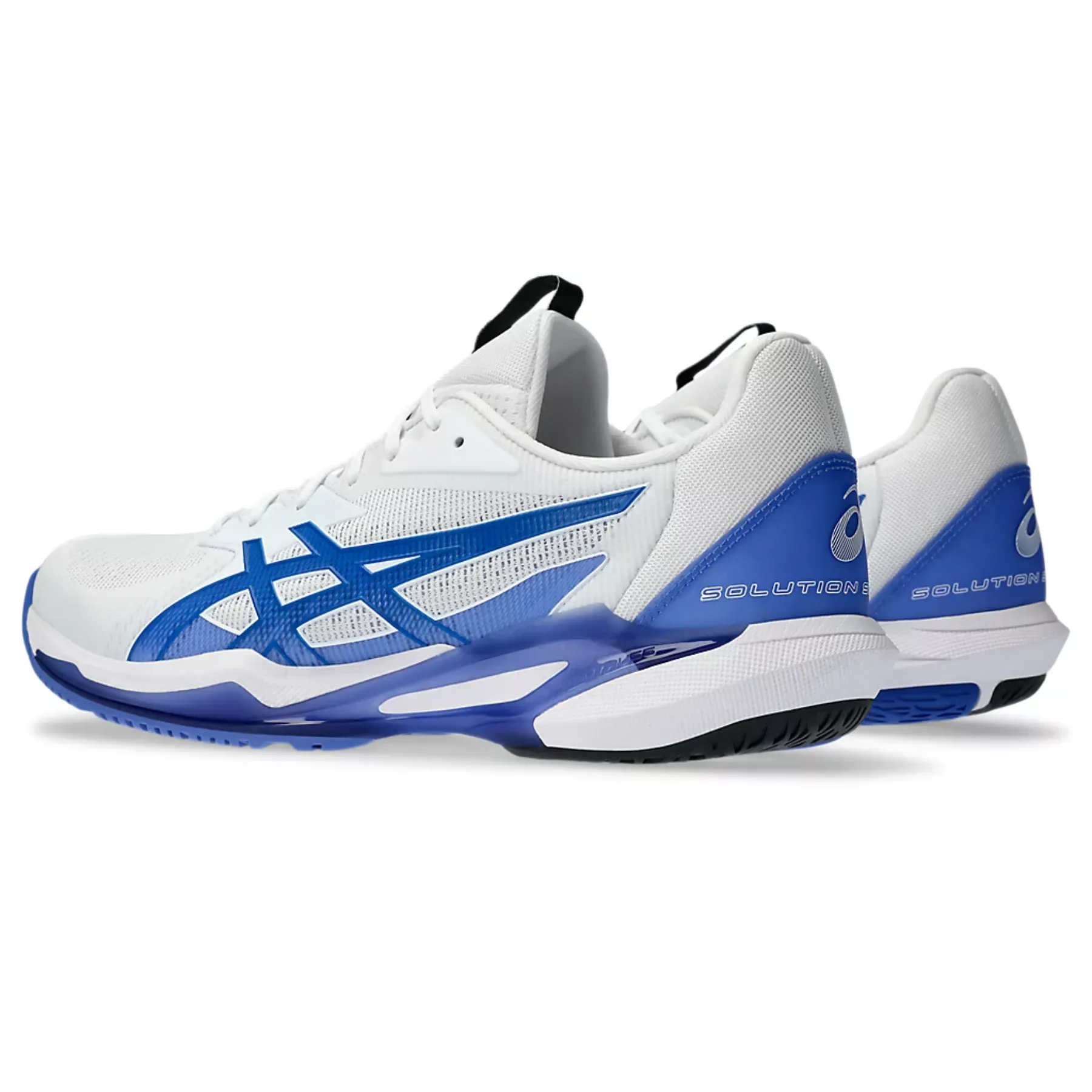Outsole Grip Removable insole Asics Solution Speed FF 3 Men Tennis Shoes - White/Tuna Blue