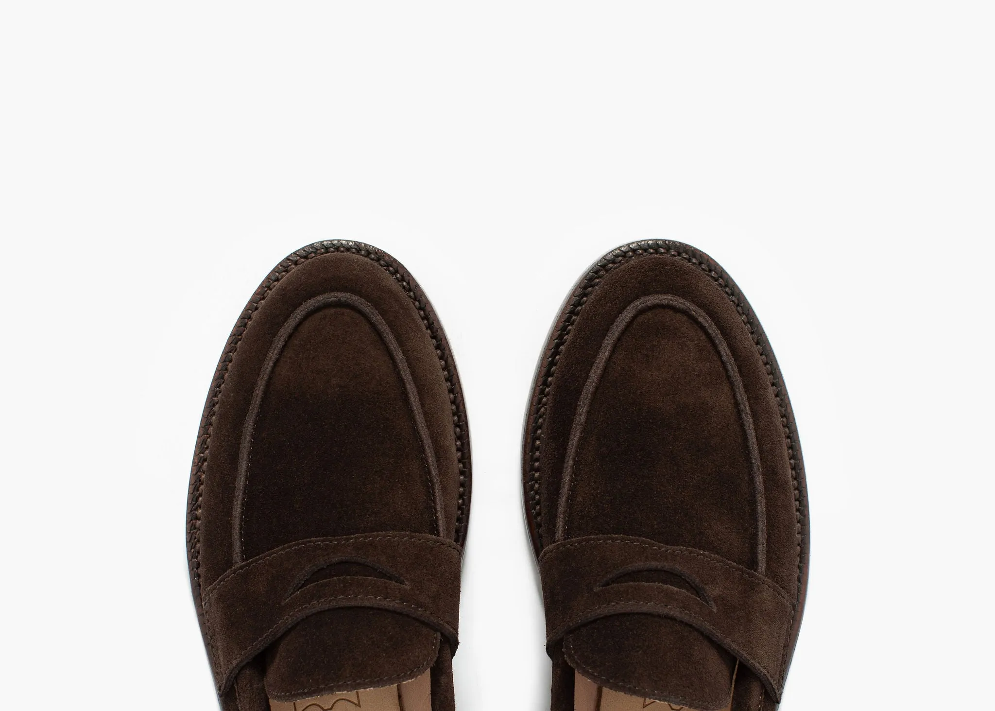 Casual Comfort Design Step Free Clara Penny Loafer Espresso Suede