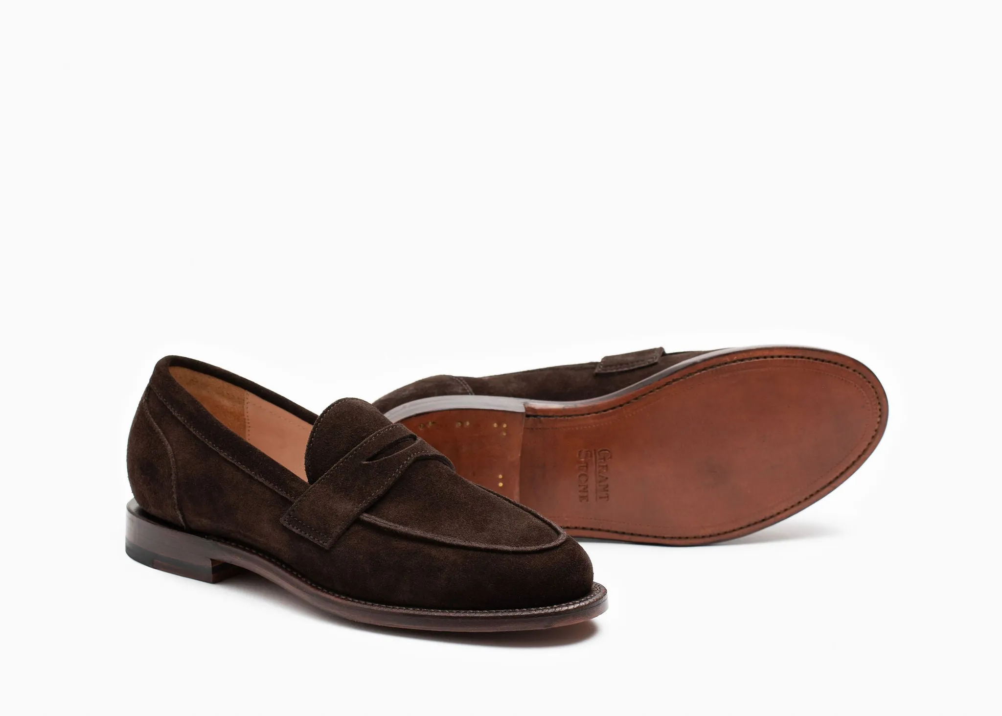 Lightweight Fit Durable Design Clara Penny Loafer Espresso Suede