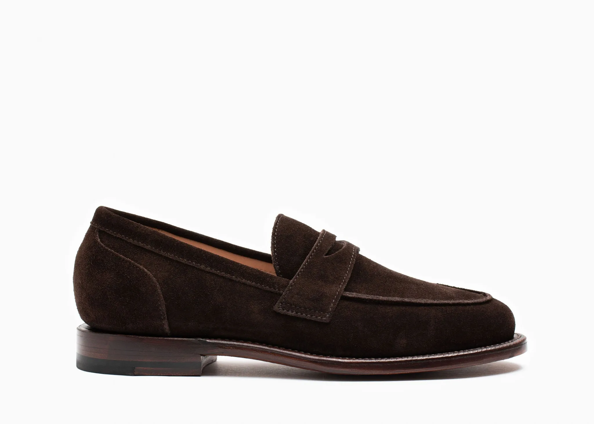 Networking Clara Penny Loafer Espresso Suede