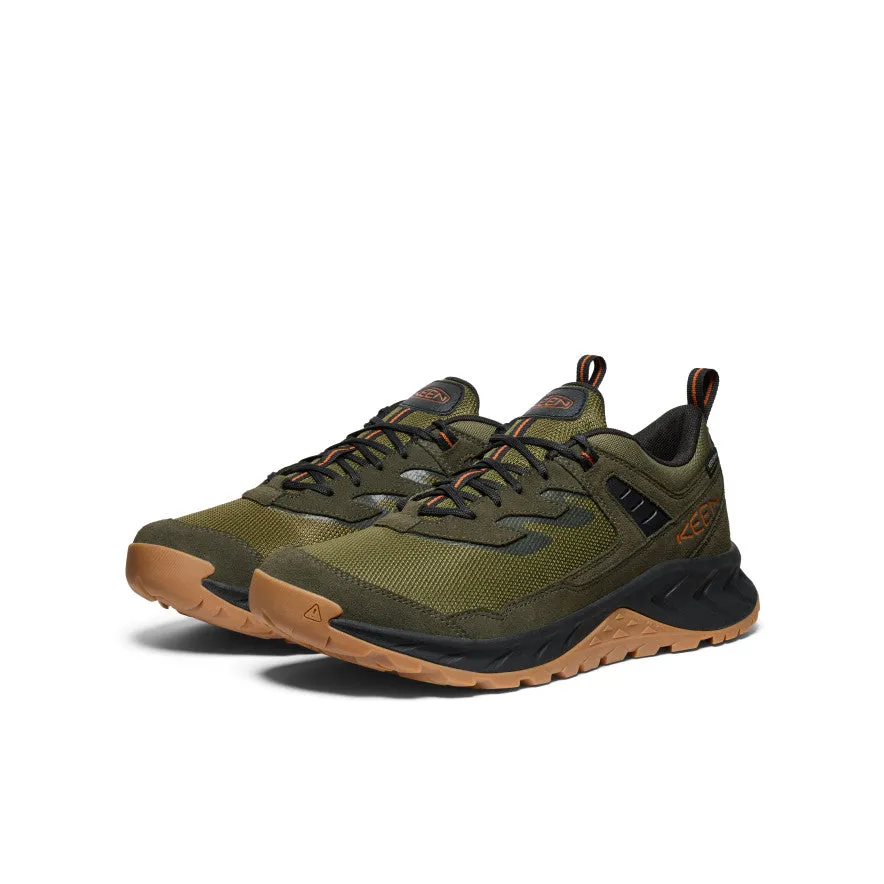 Men's Hightrail Waterproof Hiking Shoe  |  Winter Moss/Gold Flame Foot Hugging Effortless Motion