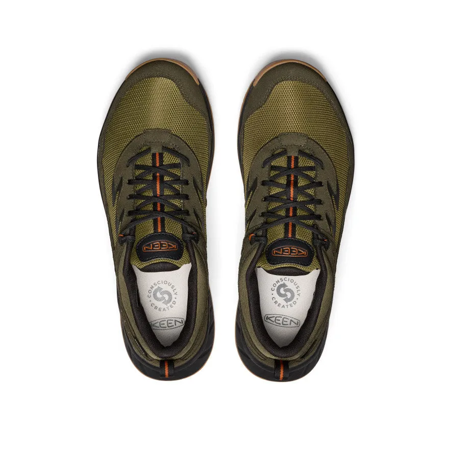 Casual Run Men's Hightrail Waterproof Hiking Shoe  |  Winter Moss/Gold Flame
