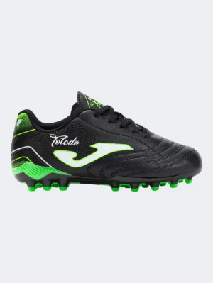football game footwear breathable lining shoes Joma Toledo Jr 2501 Kids Football Shoes Green