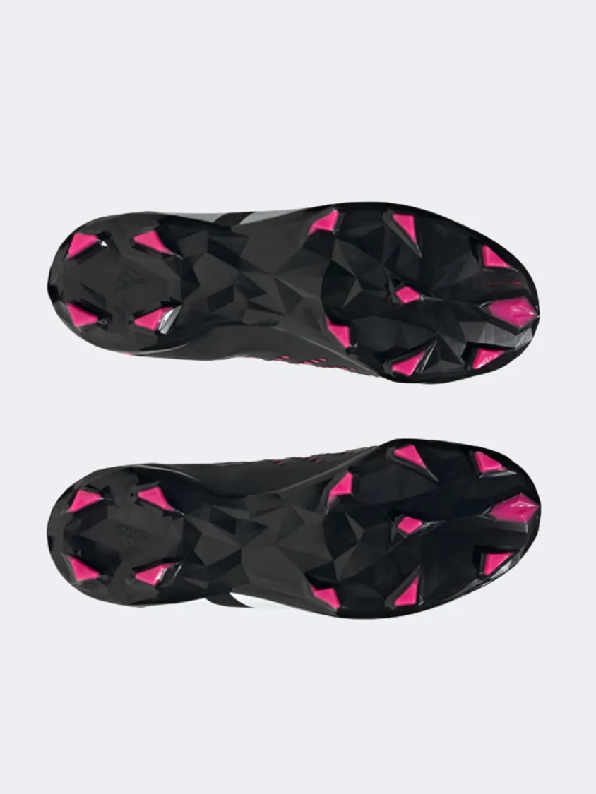 Adidas Predator Accuracy.3 Firm Ground Kids Football Shoes Black/Pink Purple