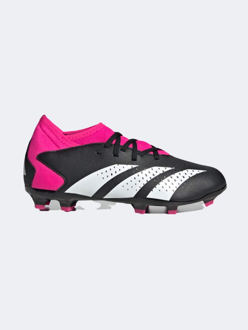 Adidas Predator Accuracy.3 Firm Ground Kids Football Shoes Black/Pink skateboarding shoes birthday gifts