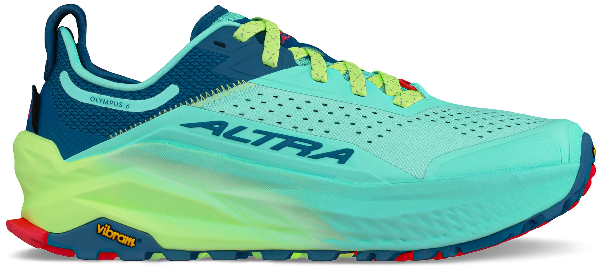 Altra Olympus 6 Womens Trail Running Shoes - Green Torsion resistance adds safety during twisting movements