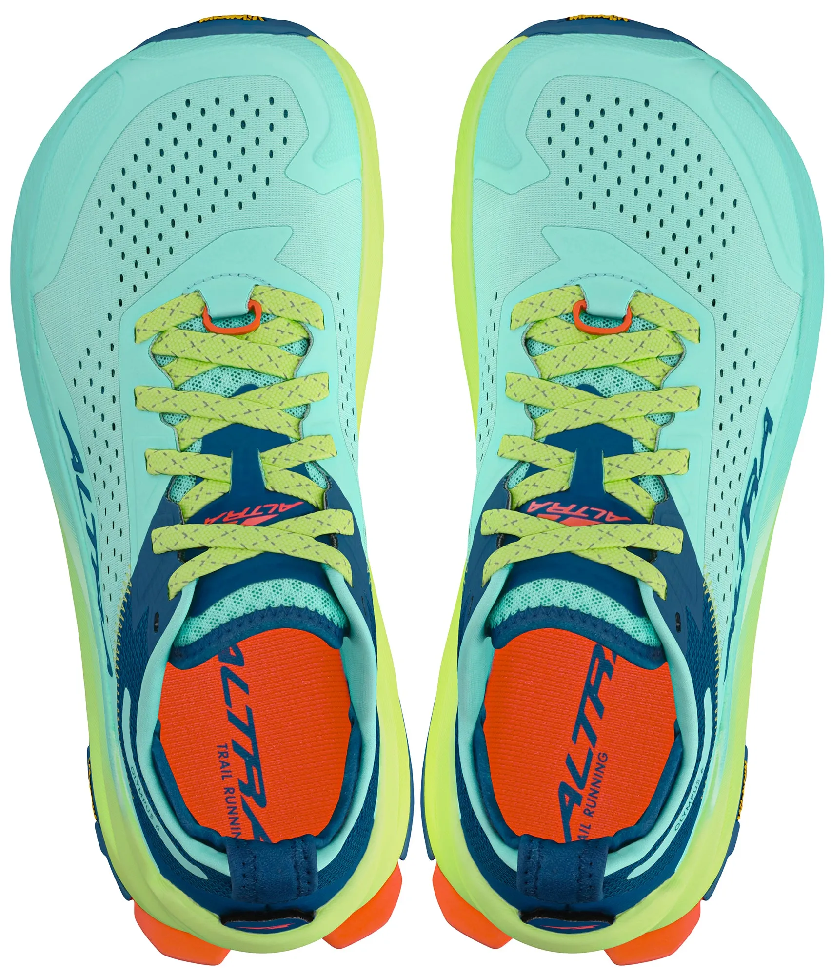 Performance Zone Stretch Grip Altra Olympus 6 Womens Trail Running Shoes - Green