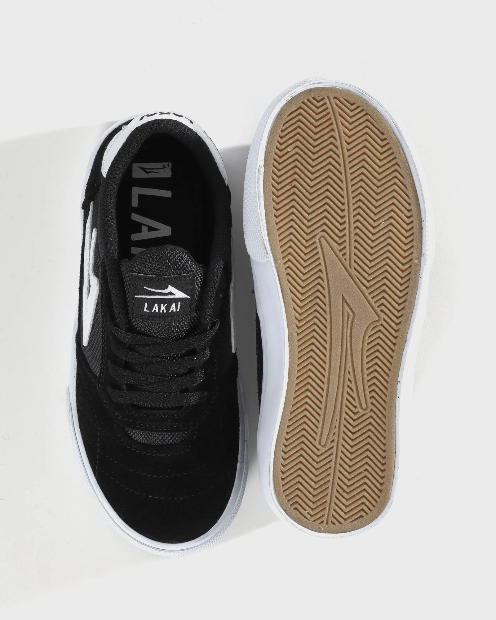 Cambridge Kids - Black/White Suede Classic Chic Sky Blue