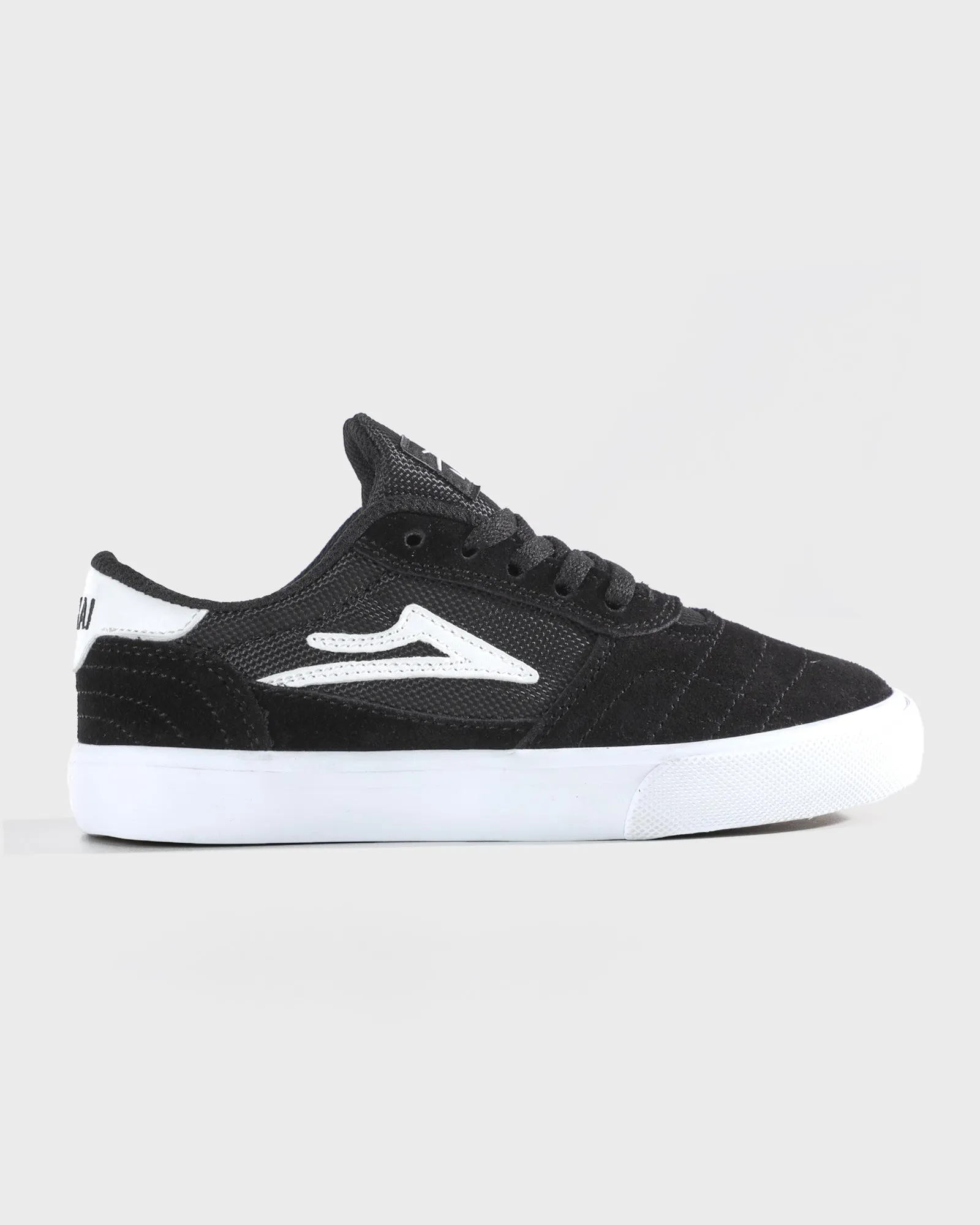 Modern Bold Cambridge Kids - Black/White Suede