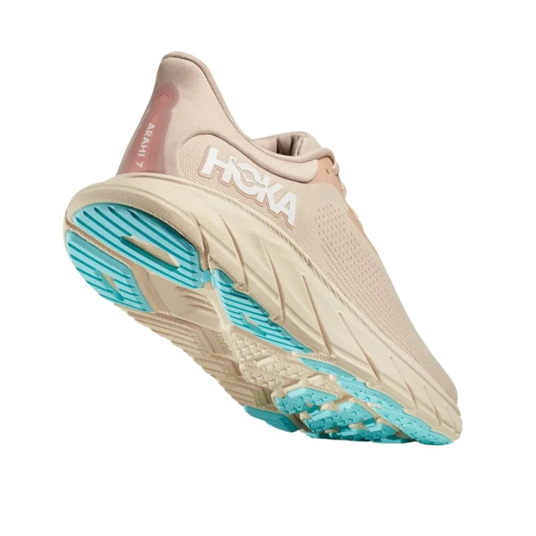 Satin Glow Bright Gold hoka Arahi 7 Women's Running Shoes