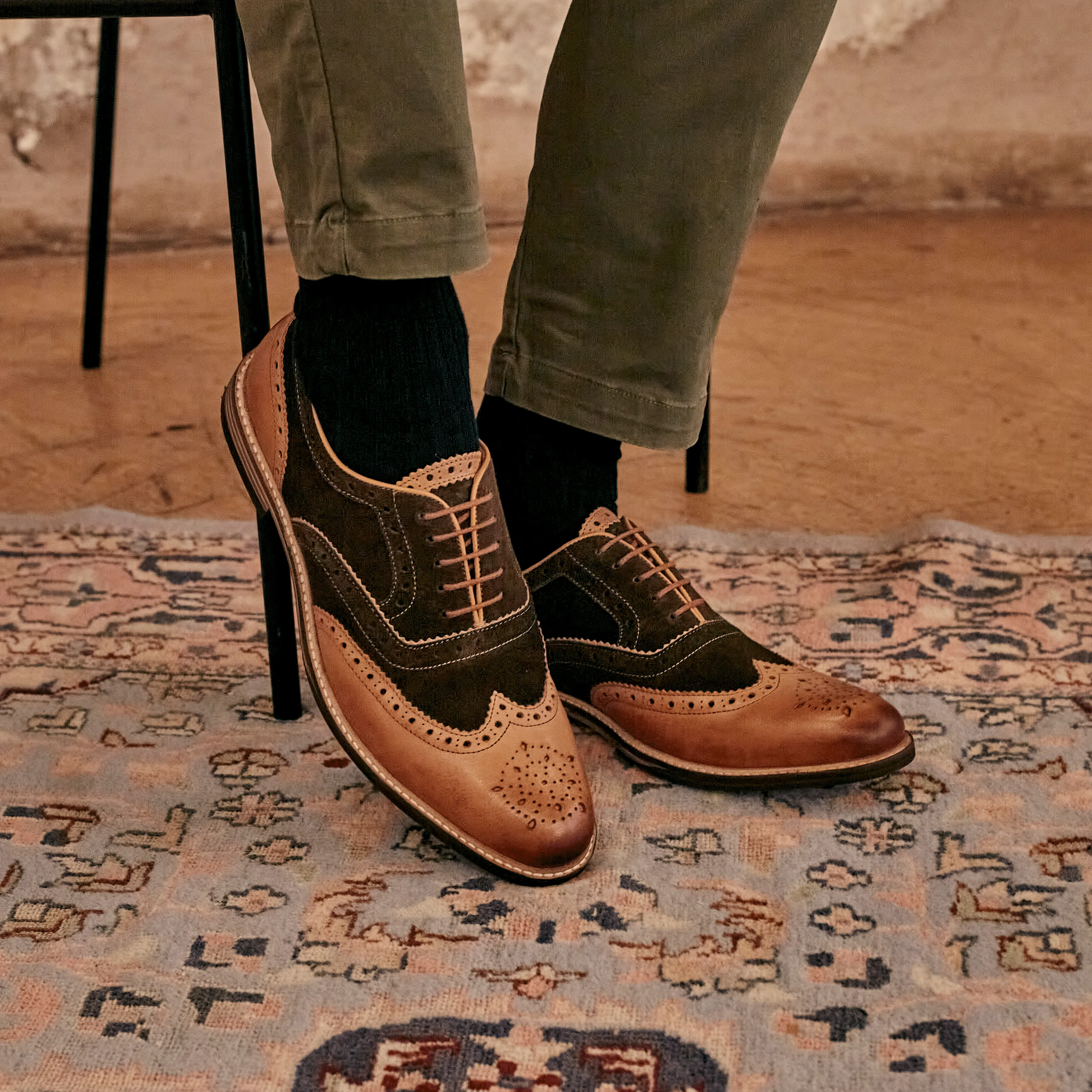 Smart Brown Smart Casual Wear SHIREBURN // KHAKI & TAN
