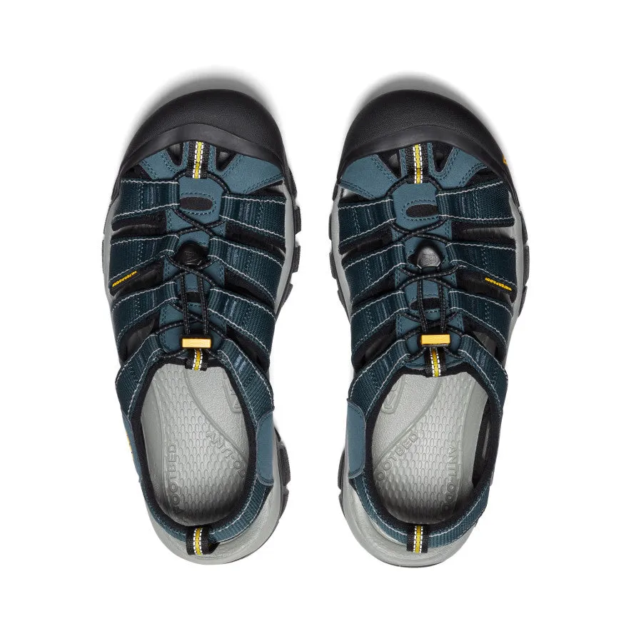 Men's Newport H2 Sandal Wide | Navy/Medium Grey foot mobility Comfort Advantages