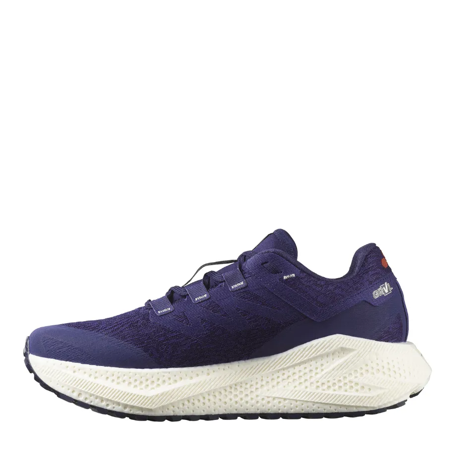 Multi Surface stretchy - upper - feature shoes Salomon Women's Aeroglide 3 GRVL Running Shoes in Astral Aura/Vanilla Ice/Haute Red AW25