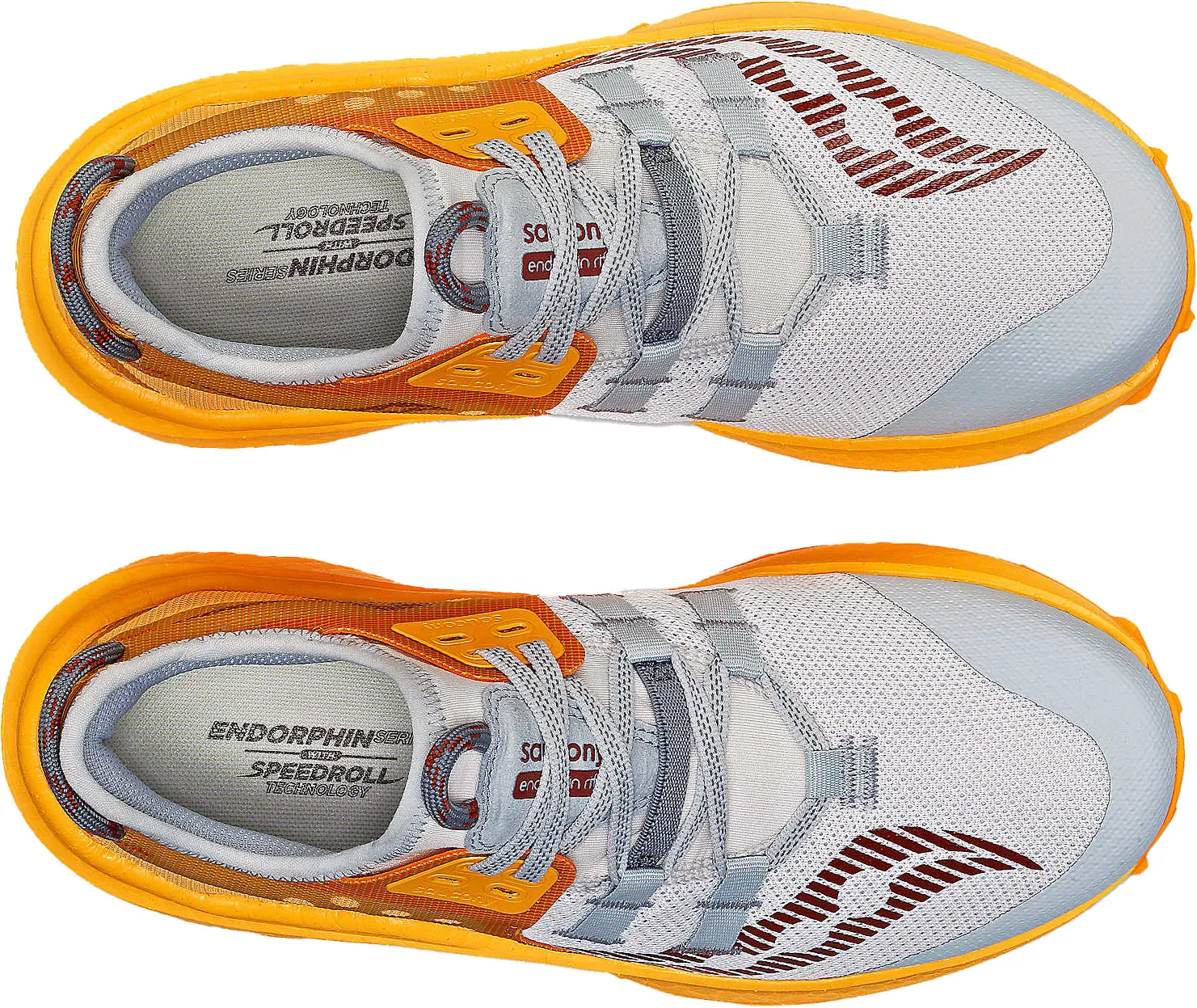 Anti Odor Smooth Motion Saucony Endorphin Rift Womens Trail Running Shoes - Grey