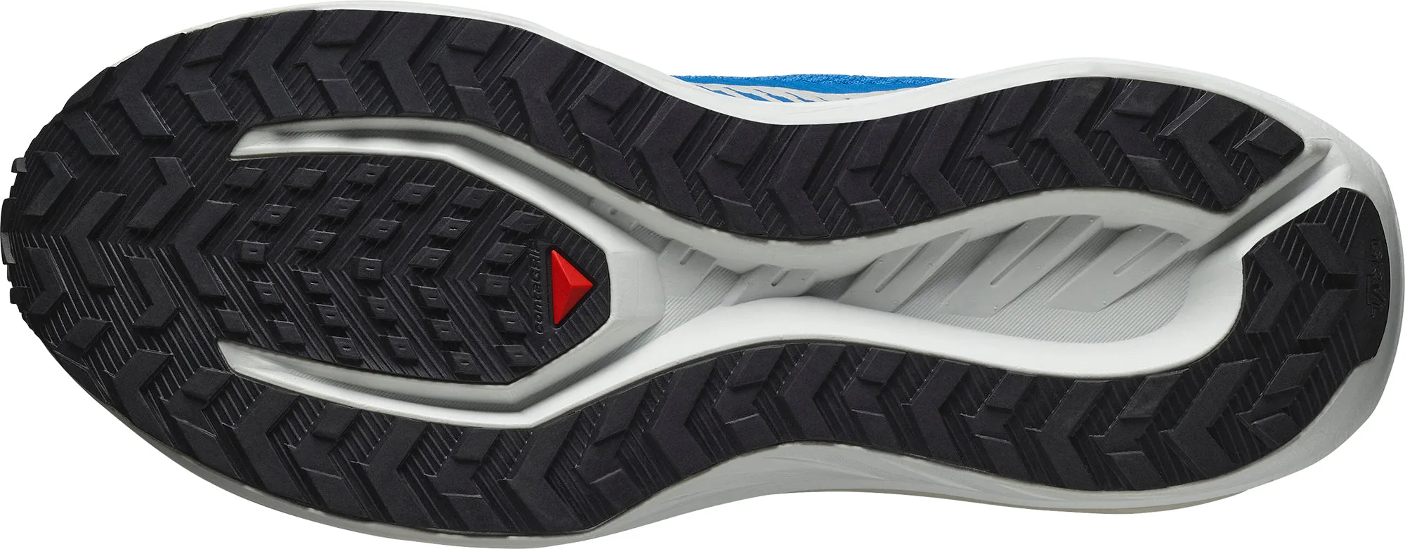 Adjustable Salomon DRX DEFY GRVL Mens Trail Running Shoes - Blue