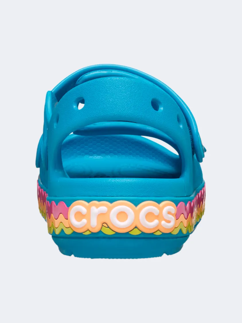 Crocs Crocband Cruiser Ricrac Kids Lifestyle Sandal Marina Power Flow