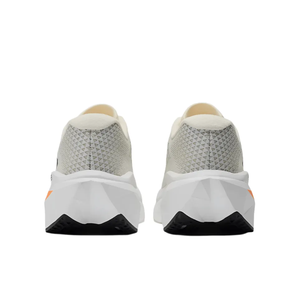 New Balance Men's FuelCell SuperComp Trainer V3 Running Shoes in Angora with Hot Mango and Black SS25 tropical - climate shoes