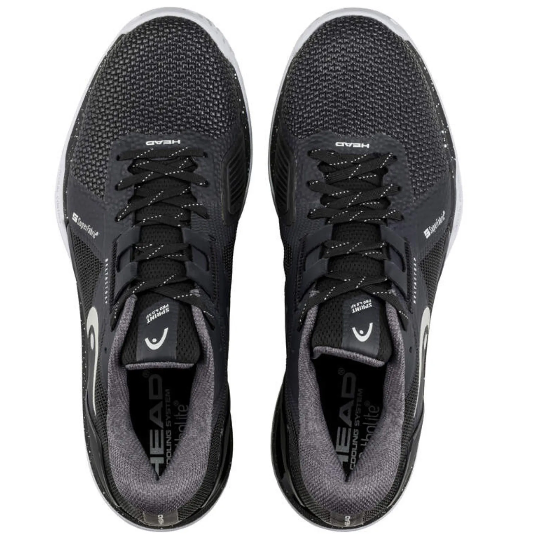 Head Sprint Pro 4.0 SF Men Tennis Shoes BKWH Low Top Street Fit